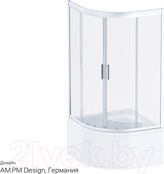 Изображение товара Душевой уголок AM.PM Gem Deep W90G-401A090WT