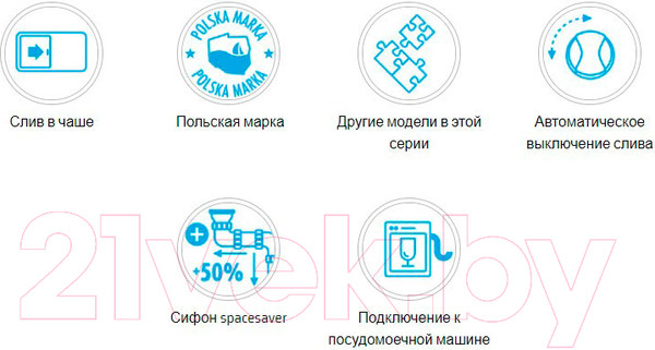 Изображение товара Сифон Deante Space Saver ZXY 9973