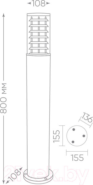 Изображение товара Светильник уличный Feron DH0805 / 06302