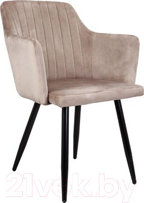 Изображение товара Стул AksHome Brit (бежевый велюр HLR-08/черный)