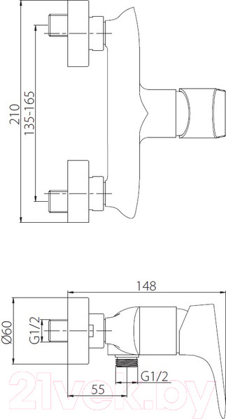 Изображение товара Смеситель RedBlu by Damixa Palace Grand 462000000