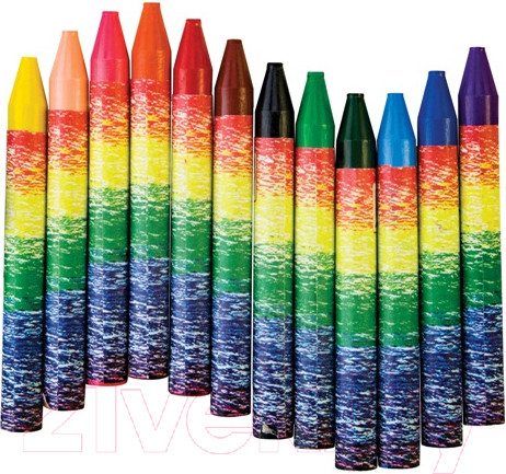 Изображение товара Восковые мелки ЛУЧ Фантазия / 25С 1520-08 (12цв)