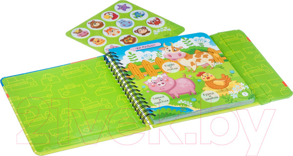 Изображение товара Развивающая книга Bondibon Мини игры в дорогу для малышей / ВВ3414