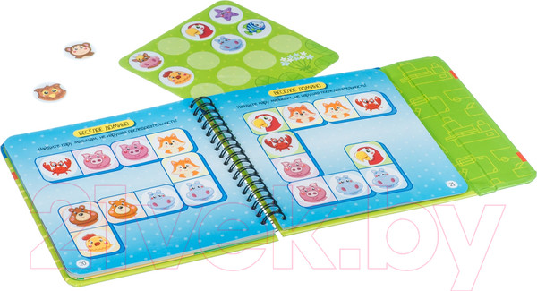 Изображение товара Развивающая книга Bondibon Мини игры в дорогу для малышей / ВВ3414