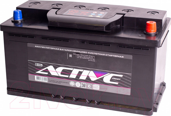 Изображение товара Автомобильный аккумулятор Active Frost 6СТ-100 Евро / AF100ЗR (100 А/ч)