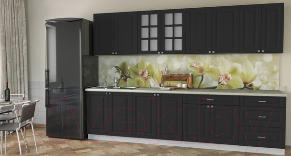 Изображение товара Кухонный гарнитур Интерлиния Мила Деко 3.0 Б (пепел/опал светлый)