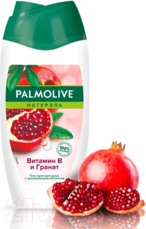 Изображение товара Гель для душа Palmolive Натурэль витамин В и гранат (250мл)