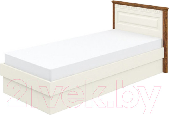 Изображение товара Односпальная кровать Мебель-Неман Марсель МН-126-18 (кремовый/дуб кантри)