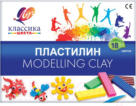 Изображение товара Пластилин ЛУЧ Классика / 20С 1330-08 (18цв)