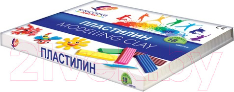 Изображение товара Пластилин ЛУЧ Классика / 20С 1330-08 (18цв)