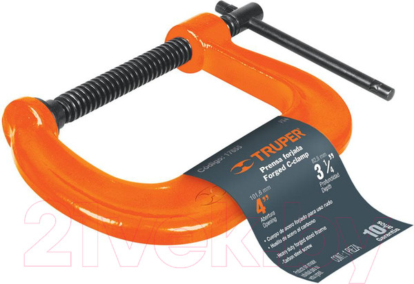 Изображение товара Струбцина Truper PTF-4 (17655)
