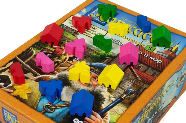 Изображение товара Дополнение к настольной игре Мир Хобби Каркассон 5: Аббатство и мэр / 915222