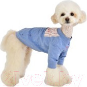 Изображение товара Футболка для животных Puppia Kelby / PATA-TS1720-MB-M (M, голубой)