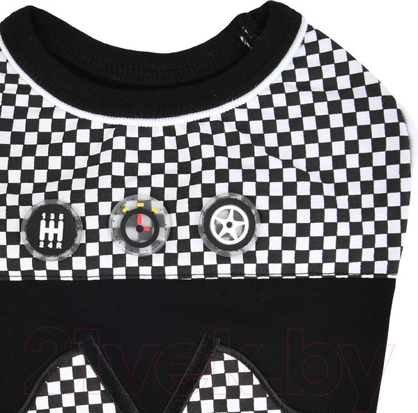 Изображение товара Футболка для животных Puppia Ralli / PAUA-TS1810-BK-M (M, черный)