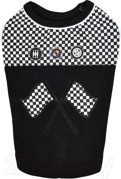 Изображение товара Футболка для животных Puppia Ralli / PAUA-TS1810-BK-S (S, черный)