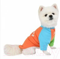 Изображение товара Футболка для животных Puppia Rescuer / PAUA-TS1803-OR-M (M, оранжевый)