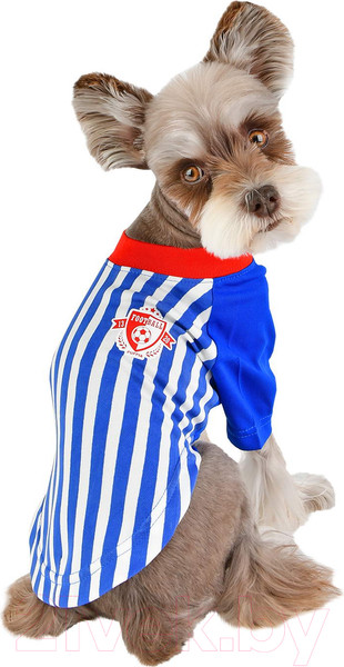 Изображение товара Футболка для животных Puppia Striker / PATA-TS1738-RB-L (L, голубой)