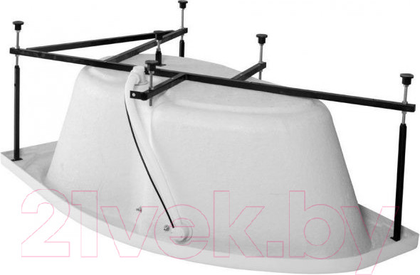 Изображение товара Ванна акриловая Aquanet Capri 170x110 L (c каркасом)
