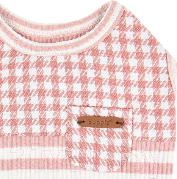 Изображение товара Футболка для животных Puppia Winona / PAUA-TS1801-IP-M (M, розовый)