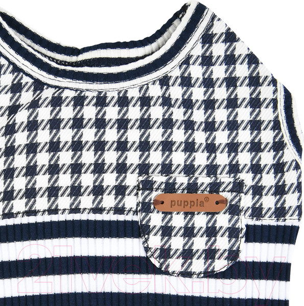 Изображение товара Футболка для животных Puppia Winona / PAUA-TS1801-NY-L (L, синий)