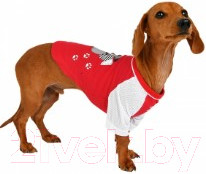 Изображение товара Футболка для животных Puppia Sniffer / PAUA-TS1807-RD-L (L, красный)