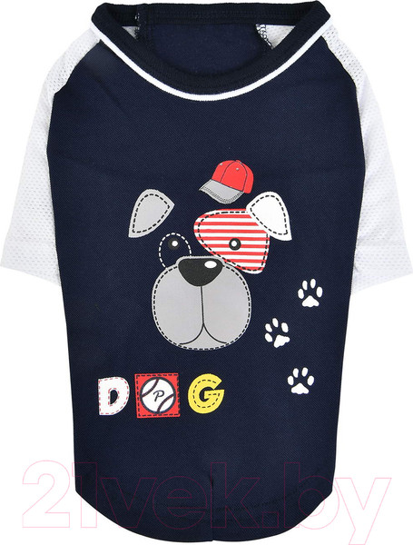 Изображение товара Футболка для животных Puppia Sniffer / PAUA-TS1807-NY-L (L, синий)