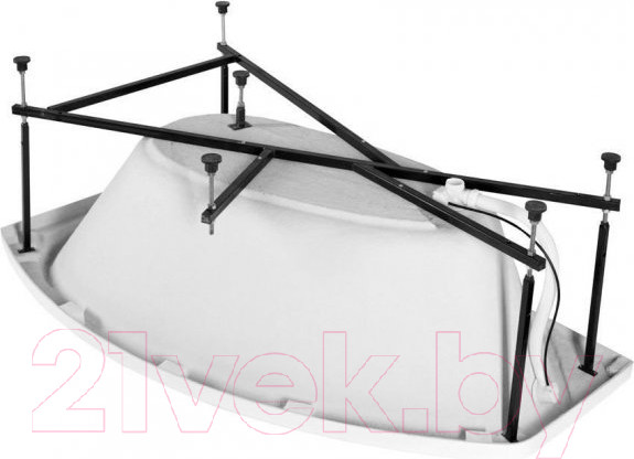 Изображение товара Ванна акриловая Aquanet Jersey 170x90 R (с каркасом)