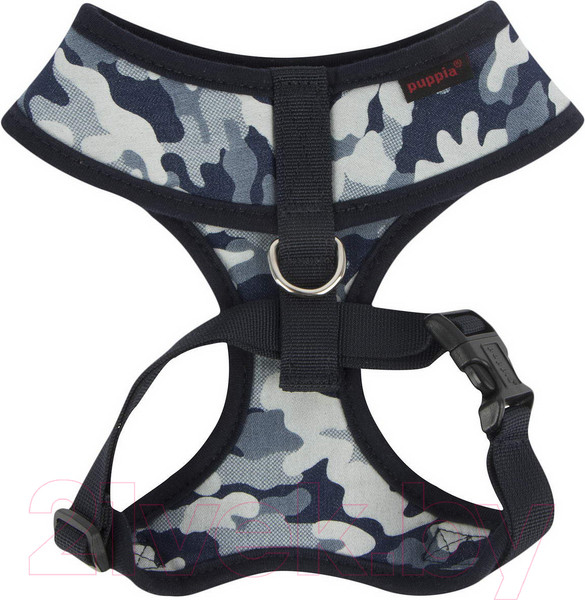 Изображение товара Шлея-жилетка для животных Puppia Bobby / PARA-HA1523-NC-M (синий камуфляж)