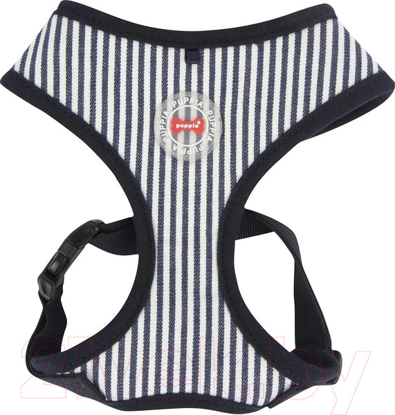 Изображение товара Шлея-жилетка для животных Puppia Bobby / PARA-HA1523-SN-XL (синий в полоску)
