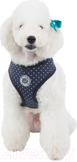 Изображение товара Шлея-жилетка для животных Puppia Dotty / PARA-HA1529-NY-L (темно-синий)