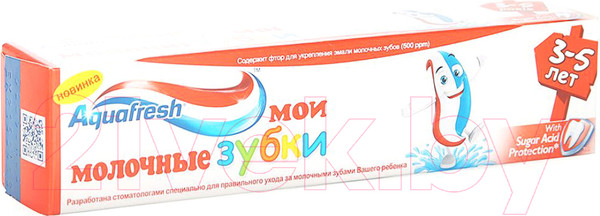 Изображение товара Зубная паста Aquafresh Мои молочные зубки (50мл)