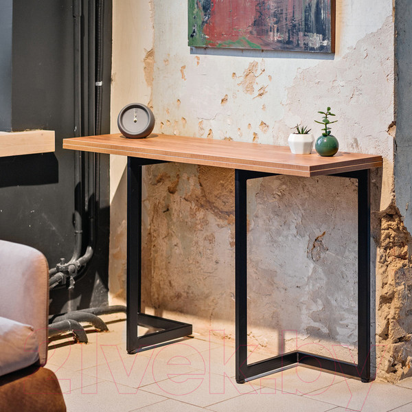 Изображение товара Обеденный стол Millwood Арлен 2 38-76x120x76 (дуб золотой Craft/металл черный)