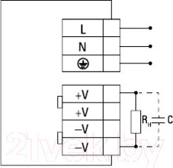 Изображение товара Блок питания на DIN-рейку КС DR-45W-24V / dr-45-24