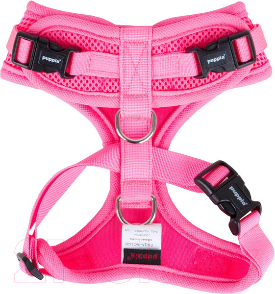Изображение товара Шлея-жилетка для животных Puppia Neon Soft / PAQA-AC1430-PK-L (розовый)
