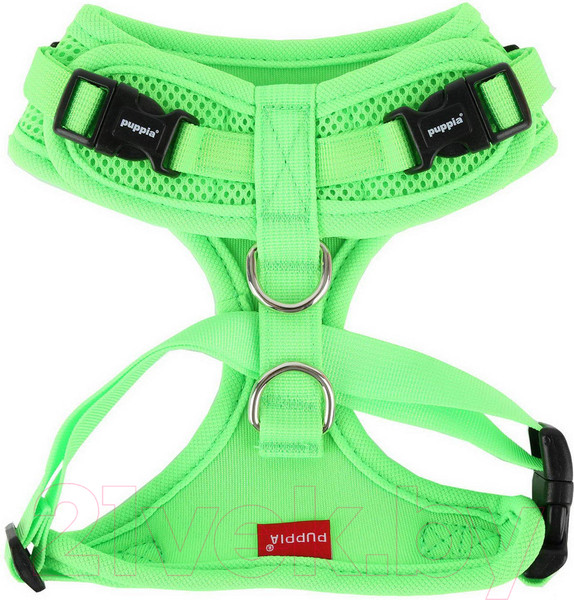 Изображение товара Шлея-жилетка для животных Puppia Neon Soft / PAQA-AC1430-GR-L (салатовый)