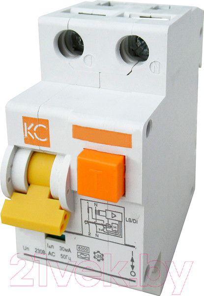 Изображение товара Дифференциальный автомат КС 2Р 25/10 ДА-8 / 82609