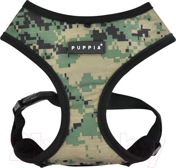 Изображение товара Шлея-жилетка для животных Puppia Sentinel / PAUA-HA1827-KC-M (хаки камуфляж)