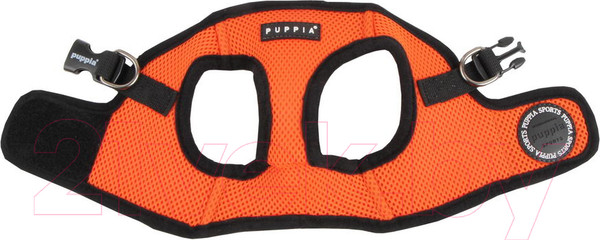 Изображение товара Шлея-жилетка для животных Puppia Soft Vest / PAHA-AH305-OR-S (оранжевый)