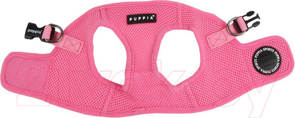 Изображение товара Шлея-жилетка для животных Puppia Soft Vest / PAHA-AH305-PK-M (розовый)