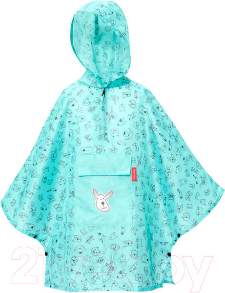 Изображение товара Дождевик Reisenthel Cats and Dogs / IG4062 (мятный)