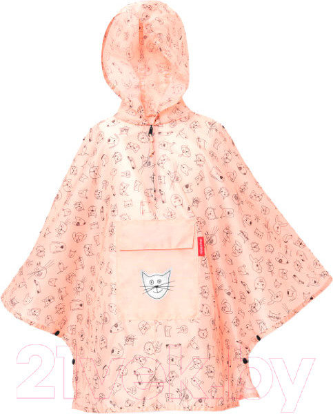 Изображение товара Дождевик Reisenthel Cats and Dogs / IG3064 (rose)