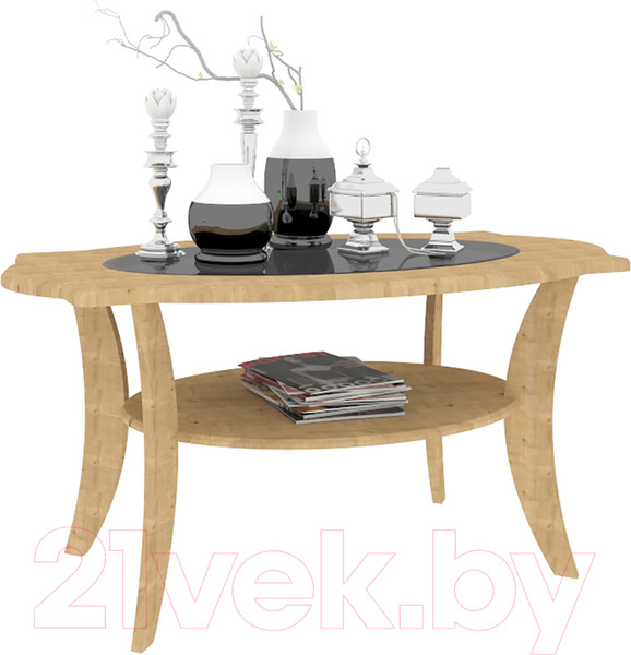 Изображение товара Журнальный столик Кортекс-мебель Лотос-8 (дуб натуральный)