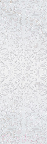 Изображение товара Декоративная плитка Gracia Ceramica Stazia White Decor 01 (300x900)