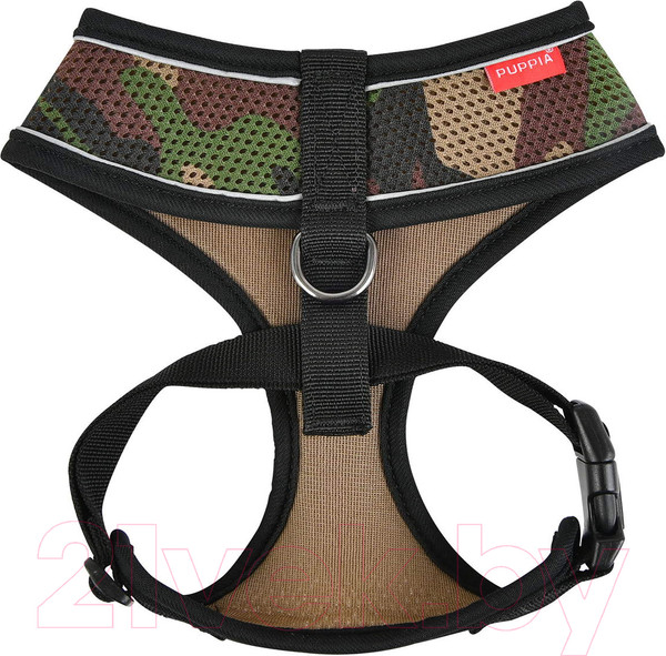 Изображение товара Шлея-жилетка для животных Puppia Soft / PAUA-HA1828-CA-L (камуфляж/светоотражающий)