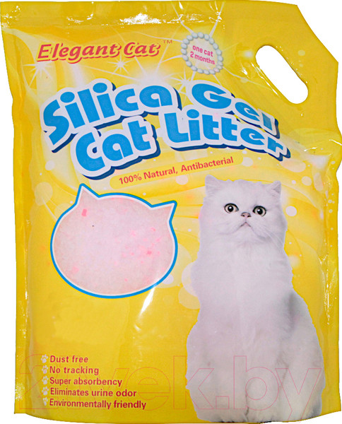 Изображение товара Наполнитель для туалета Elegant Cat Звездный песок (5л/2.1кг, белый)