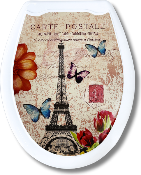 Изображение товара Сиденье для унитаза Еврокомфорт Париж 104-406-00 (жесткое)