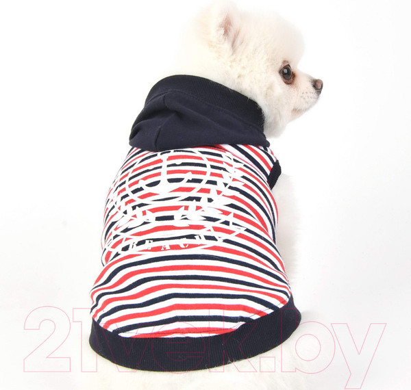 Изображение товара Футболка для животных Puppia Skipper / PAUA-TS1812-NY-L (L, синий)
