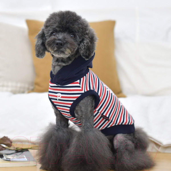 Изображение товара Футболка для животных Puppia Skipper / PAUA-TS1812-NY-L (L, синий)
