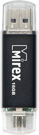 Изображение товара USB flash накопитель Mirex DCF Smart Black 16GB (13600-DCFBLS16)