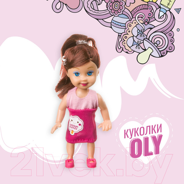 Изображение товара Кукла с аксессуарами Bondibon OLY с собачкой в будке / ВВ3988